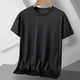 thumbnail image 1 of pstuiky Camisas de vestir de manga corta para hombre, Blusas/camisetas casuales de verano para hombre, de color liso y cuello redondo ropa de hombre xl, 1 of 8