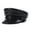 Black, variant on Women Fashion Newsboy Cap PU Leather Flat Gatsby Visor Beret Autumn ,Classic Design