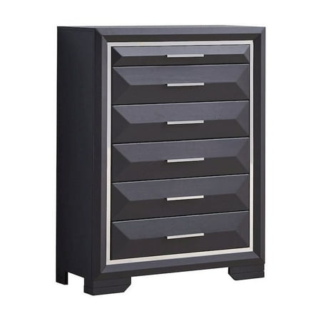 Glory Furniture Liverpool Chest in Black Color