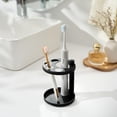 thumbnail image 2 of Soporte para cepillos de dientes Songsoso, metal y acero inoxidable, negro, 2 of 8