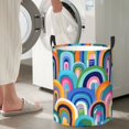 thumbnail image 5 of Vibrant Color Hues Painting Laundry Hamper Medium Storage Basket/Toy Organizer/Dirty Clothes Bucket, 5 of 5