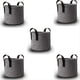 thumbnail image 1 of Macetas de Tela Gris Resistente, Bolsas para Cultivo de Vegetales/Flores/Plantas, Macetas de Tela No Tejida Espesa con Asas (5 Galones), 1 of 5