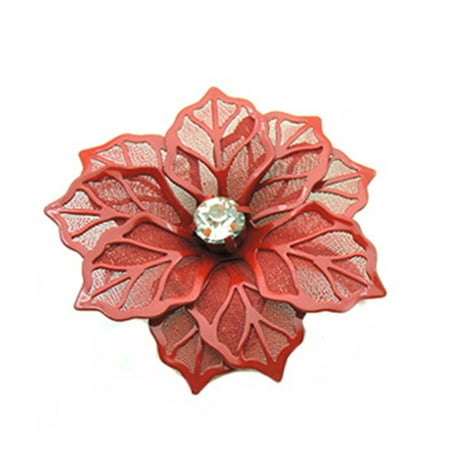 

Decoration Napkins Rings Hollow Out Flower Napkin Ring Christmas Dinner Delicate Serviette Buckles Decor Favor Red 1PC