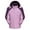 27#Purple, variant on Women's Waterproof Ski Snow Jacket Winter Coat with Warm Thickened Fleece Mountain Hooded Jacket Windbreaker