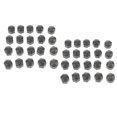 thumbnail image 1 of Paquete de 40 Cubiertas Antipolvo para Tuercas de Rueda DYNWAVEMX Gris para Q7, 1 of 7