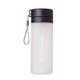 thumbnail image 2 of Botella de agua deportiva gran capacidad con infusor de té | Vaso de plástico esmerilado | Portátil con cordón | 400 ml, 600 ml, 800 ml | Antideslizante e impermeable | Uso al aire libre para, 2 of 8