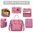 thumbnail image 2 of Insulated Lunch Bag Women, Leakproof Large Lunch Box, Reusable Lunch Cooler Bag with Adjustable Strap, Lunch Tote Bag for Work Women,Strawberry Pattern Lunch Tote Bags Gifts for Woman, Mom, 2 of 6