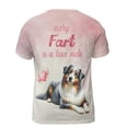 thumbnail image 2 of Every Fart is Love Note Australian Shepherd Guilty Face Happy Valentine's All Over Print 3D Shirt Unisex Merch Aussie Dog Lover Gifts - 01016, 2 of 6