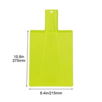AuroraX Plastic Cutting Board with Handle Portable Folding Non Toxic Juice Grooves Cutting Board for Kitchen Durable Easy Clean Chopping Boards for Meat Vegetables Fruits