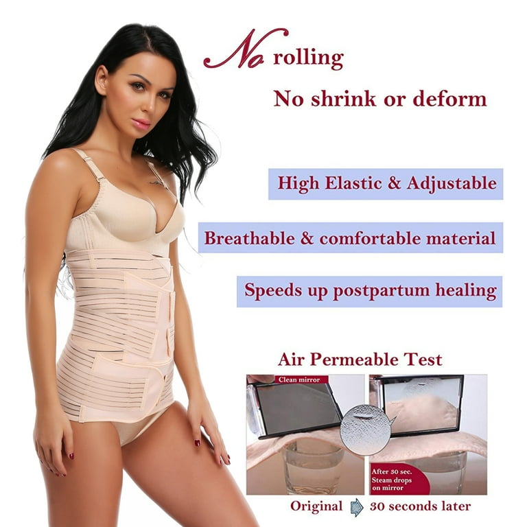Maternity Belly Band for Women Postpartum Belly Band Wrap Belt C-Section  Recovery Tummy Control Waist Cincher Body Shaper