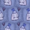 thumbnail image 1 of Ahgly Company Machine Washable Indoor Square Transitional Denim Blue Area Rugs, 6' Square, 1 of 7