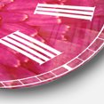thumbnail image 3 of Designart 'Macro Photo of Gerbera Flower ' Modern wall clock, 3 of 6
