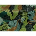 thumbnail image 4 of oneOone Viscose Jersey Light Green Fabric Tropical Leaves & Leopard Sewing Fabric By The Yard Printed Diy Clothing Sewing Supplies 60 Inch Wide, 4 of 5