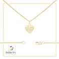 thumbnail image 7 of BEBERLINI Women Heart CZ Pendant Necklace Set 14K Gold Filled Box Chain Jewelry 24", 7 of 7