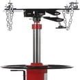 thumbnail image 2 of Hydraulic Transmission Jack - 1100 lbs, 2-Stage Telescoping Lift, 33.8"-72.8" High, Foot Pedal & 360° Swivel Wheels, Smooth Mobility, User-Friendly, Red/Blue for Car Lift & Garage, 2 of 13