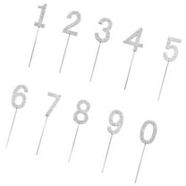 MLINS 10pcs Birthday Party Number 09 Cake Picks Exquisite Birthday Cake Decorations
