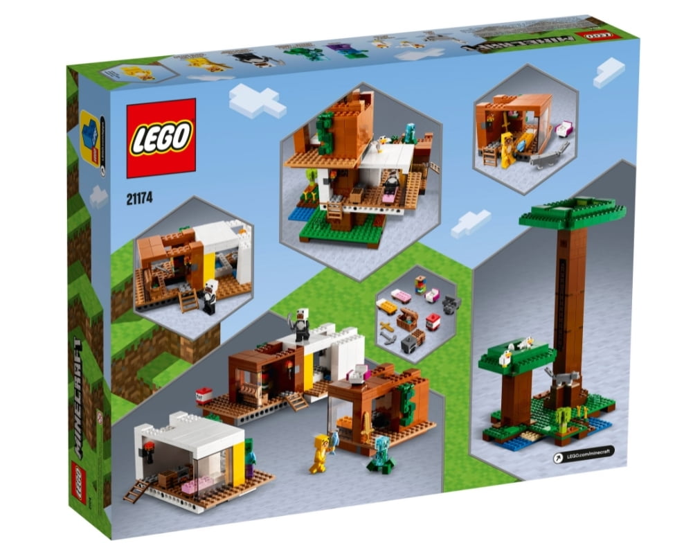 LEGO Minecraft The Modern Treehouse 21174 Giant Treehouse Building Kit Playset (909 Pieces)