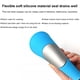 thumbnail image 5 of Tapón de silicona para bañera, baño, impermeable, tapón de drenaje para bañera, lavadero, cocina, fregadero, tapón de agua, azul seitruly LF0145-02B, 5 of 6