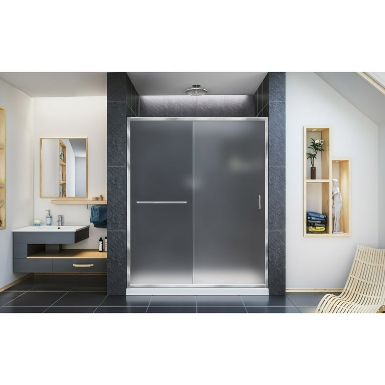 hide36☆ infinity_z_shower_door_60_chro