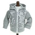 thumbnail image 3 of Sophia's - 18" Doll - Sequin Hoodie - Gray, 3 of 4