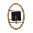 thumbnail image 4 of Aplique de pared cuerda de cáñamo industrial hecho a mano hierro vintage jinwen Estilo B, 4 of 8