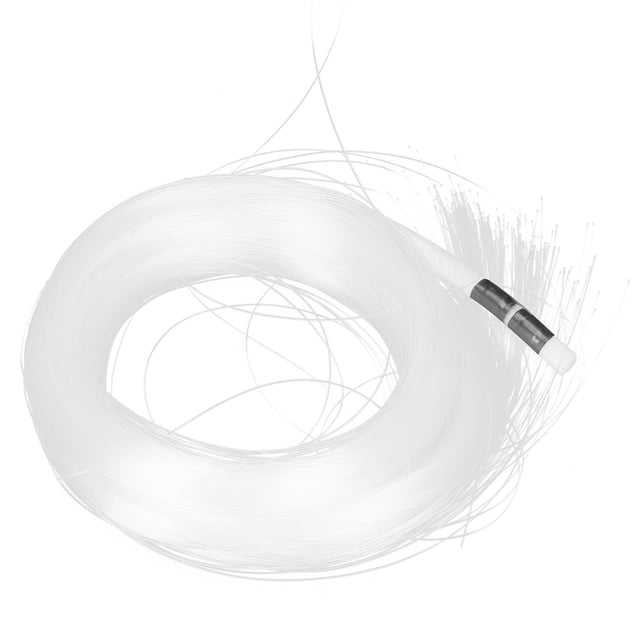 Optical Fiber Cable, Light Glowing Optical Fiber Wear Resistant Waterproof Safe For Curtain Decoration For Suspended Ceiling