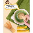 thumbnail image 2 of Set de batidor de bambú para matcha JUL WIND, 2 piezas, con tamiz, 2 of 9