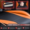 thumbnail image 4 of Homall Gaming Chair Office Chair High Back Racing Computer Chair PU Leather Adjustable Seat Height Swivel Chair Ergonomic Executive Chair with Headrest, Orange, 4 of 8