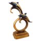 thumbnail image 1 of Estatua de delfín con base para escritorio, decoración de animales, regalo B, 1 of 8