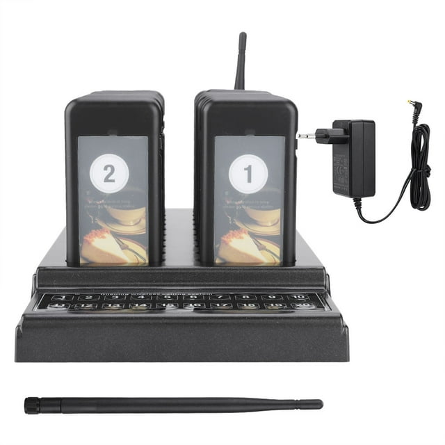 Rechargeable 20 Channels Waterproof Waiter Calling System, Pager System For Restaurant, For Restaurant Food Truck Coffee Shop Office