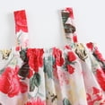thumbnail image 4 of Fesfesfes Toddler Girls Clothes Set Colorful Sleeveless Shirt Short Pants Summer Outfit, 4 of 9