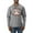 Heather Grey, variant on Baseball Mom Jaguar Print Sports Mens Long Sleeve Shirt, Navy, Medium