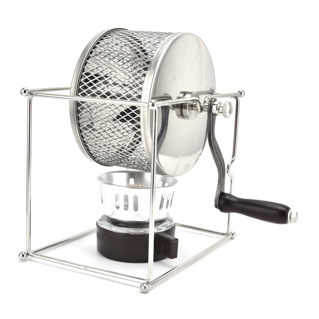 Coffee Bean Roaster, Hand-Cranked Coffee Roaster Stainless Steel Desktop Small For Roasting