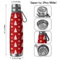 thumbnail image 3 of Christmas 29oz Stainless Steel Insulated Thermos with Tea Filter, 360° Printed Travel Bottle, Leakproof BPA-Free Flask with Anti-Slip Base, 304 Inner & 201 Outer, Vacuum Cup, 3 of 6
