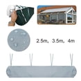 thumbnail image 4 of RichLink Outdoor Patio Awning Cover Waterproof Garden For Sun Shelter Protector Storage silver 3.5m, 4 of 7