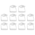 thumbnail image 2 of 10Pcs Pinces de Support de Nappe, Pinces de Nappes Stables de Style Feuille d'Acier Inoxydable pour le Dîner de Fête Familiale, 2 of 7