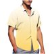 thumbnail image 1 of Mens Casual de Manga Corta Botón Abajo Camisas de Impresión Turndown Cuello Botón Camisa Poliéster, Moda de Verano Superior para Hombres Al Aire Libre, 1 of 6
