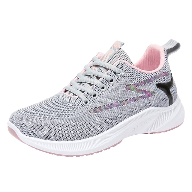 asddcavvf Fashion Spring And Summer Women Sports Shoes Flat Bottom Soft Bottom Non Slip Mesh Breatha