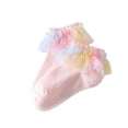 thumbnail image 4 of Diconna Toddler Baby Girls Ankle Socks Cute Ruffles Cotton Lace Princess Socks Set, 4 of 5