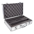 thumbnail image 3 of BELOVING Cordless Microphone Case Portable Dustproof with Pre Cut Foam Protective Box Silver, 3 of 10