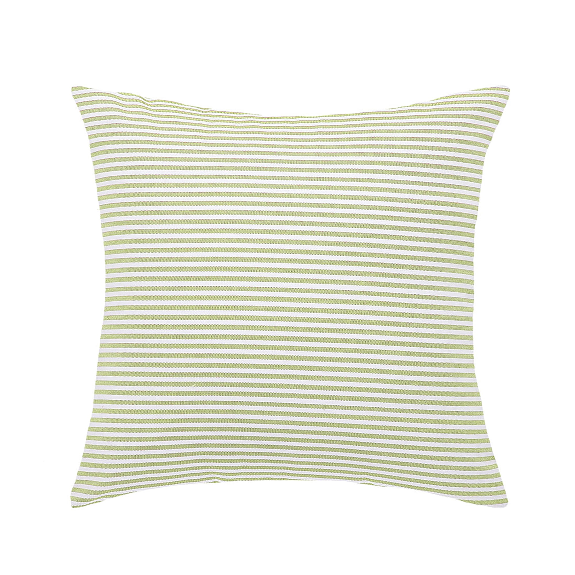 Farmhouse Striped Throw Pillow Cover Decorative Cotton Linen Stripe