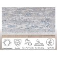 thumbnail image 2 of Sofihas Boho Area Rugs, Blue/Gray Traditional Area Rug, 4'x6' Floor Rugs, 2 of 6