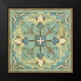 thumbnail image 2 of Zarris, Chariklia 15x15 Black Modern Framed Museum Art Print Titled - Ornamental Tile IV, 2 of 5