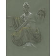 thumbnail image 2 of Otto Greiner 15x18 Gold Ornate Wood Frame and Double Matted Museum Art Print Titled - Elegant Young Woman in Classical Drapery (C. 1895), 2 of 4
