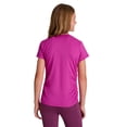 thumbnail image 3 of Reebok Girl's Legacy Short Sleeve Ruched Performance Top, Sizes 4-18, 3 of 7