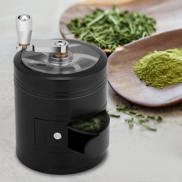 Manual Molinillo de hierbas (aleación de zinc Spice trituradora cocina Molino con manivela para moler Hierbas, Especias, Café, Sal, Pimienta, Beans Cocina Molienda herramienta Ecomeon no