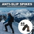 thumbnail image 3 of Sktrjpolfis Anti-Slip Ice Snow Spikes Winter Traction Cleats Soft Rubber Manganese Steel Studs for All Shoe Types, 3 of 6