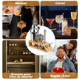 thumbnail image 3 of Lubardy Shaker Cocktail Kit, 10 Piezas Cocktail Bar Set Kit Profesional Utensilios de Bar, 750ml Coctelera Bartender Kit y Accesorios de Acero para Mezclar Bebidas, Hogar, 3 of 8