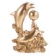 thumbnail image 1 of Resina doble delfín decoración oficina escritorio resina artesanía delfín ornamento delfín Artware, 1 of 7