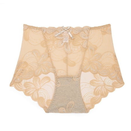 

Zuwimk Panties For Women Women`s Underwear Carousel Thong Khaki M